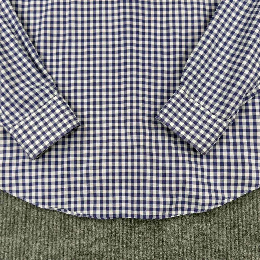 Polo Ralph Lauren Shirt Mens Large Purple Check Button‎ Down Long Sleeve Casual